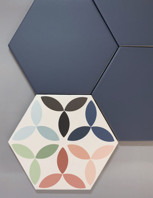 Vloer-Wandtegel - Hexagon 15x17 - Flamingo - Greta - Art 147000