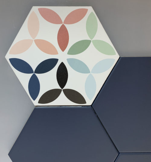 Vloer-Wandtegel - Hexagon 15x17 - Flamingo - Greta - Art 147000