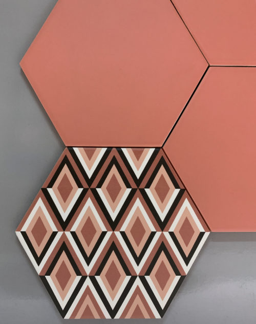 Vloer-Wandtegel - Hexagon 15x17 - Flamingo - Metropolitan - Art 147015