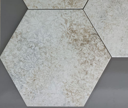 vloertegel - Hexagon 23x27 - Vecchio -Blanco - Art 147050