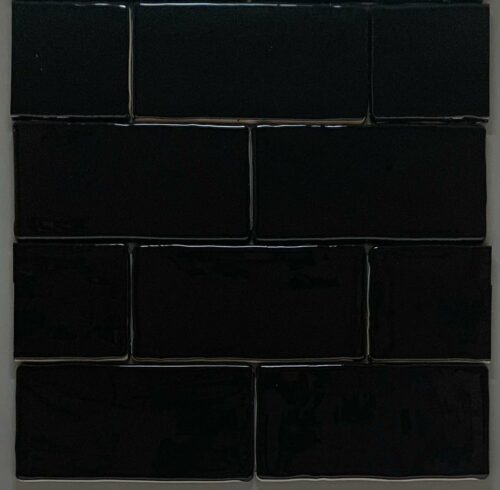 Camden Black Glossy 7,5x15 142265 bord 48