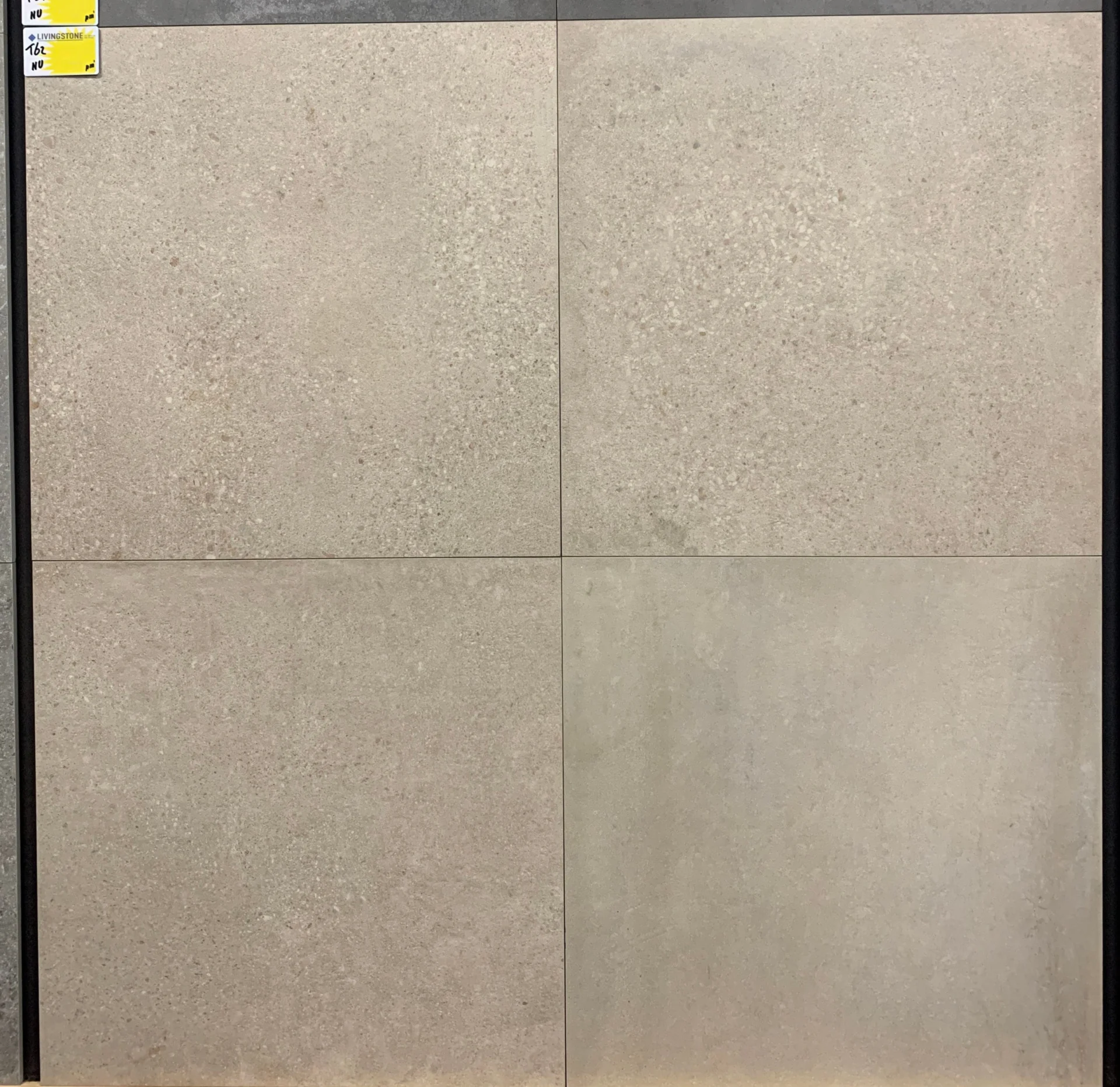 Binnentegel - 60x60 - Beton RTT - Beige - Art T62