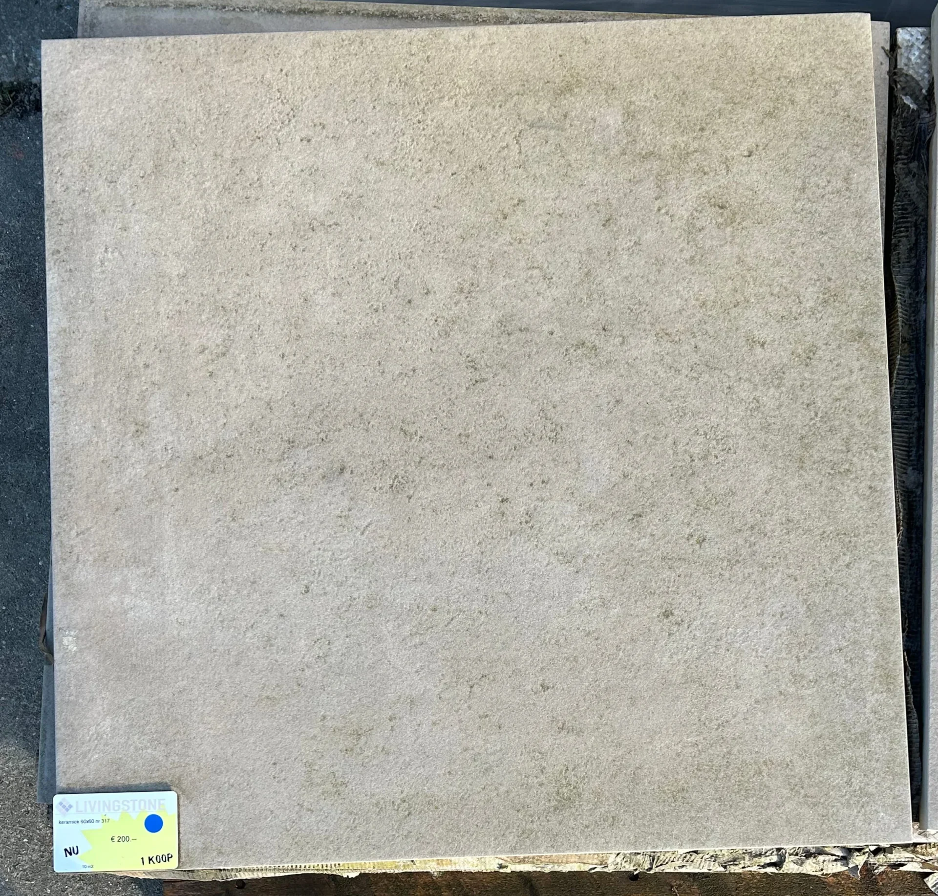 Keramische buitentegel - 317 - 60x60 - 10m2 - 1 koop