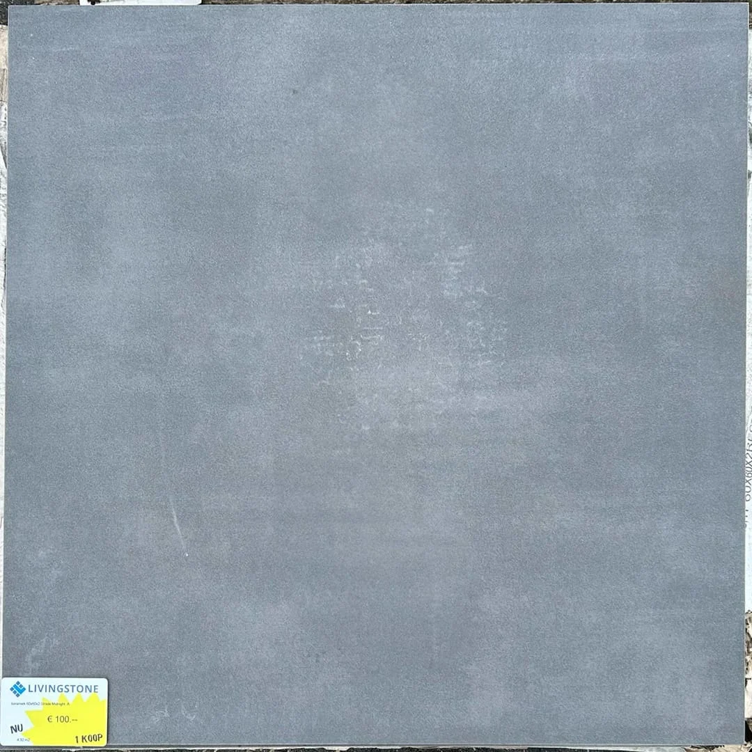 Keramische buitentegel - 60x60x2 - Strade Midnight A - 4,32m2