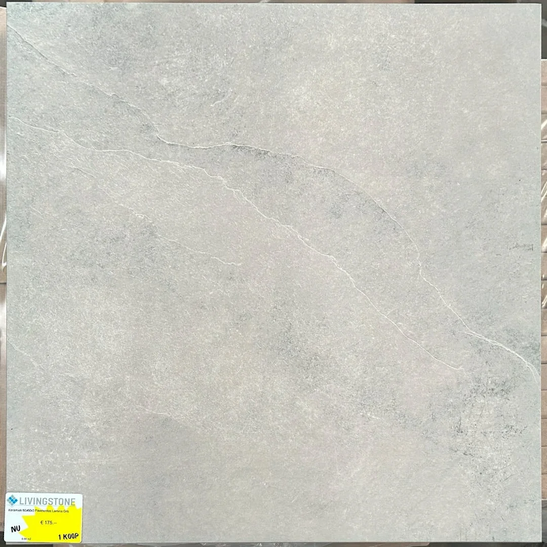 Keramische buitentegel - 60x60x3 - Pavimentos Lamina Gris - 1 koop - 6.84m2