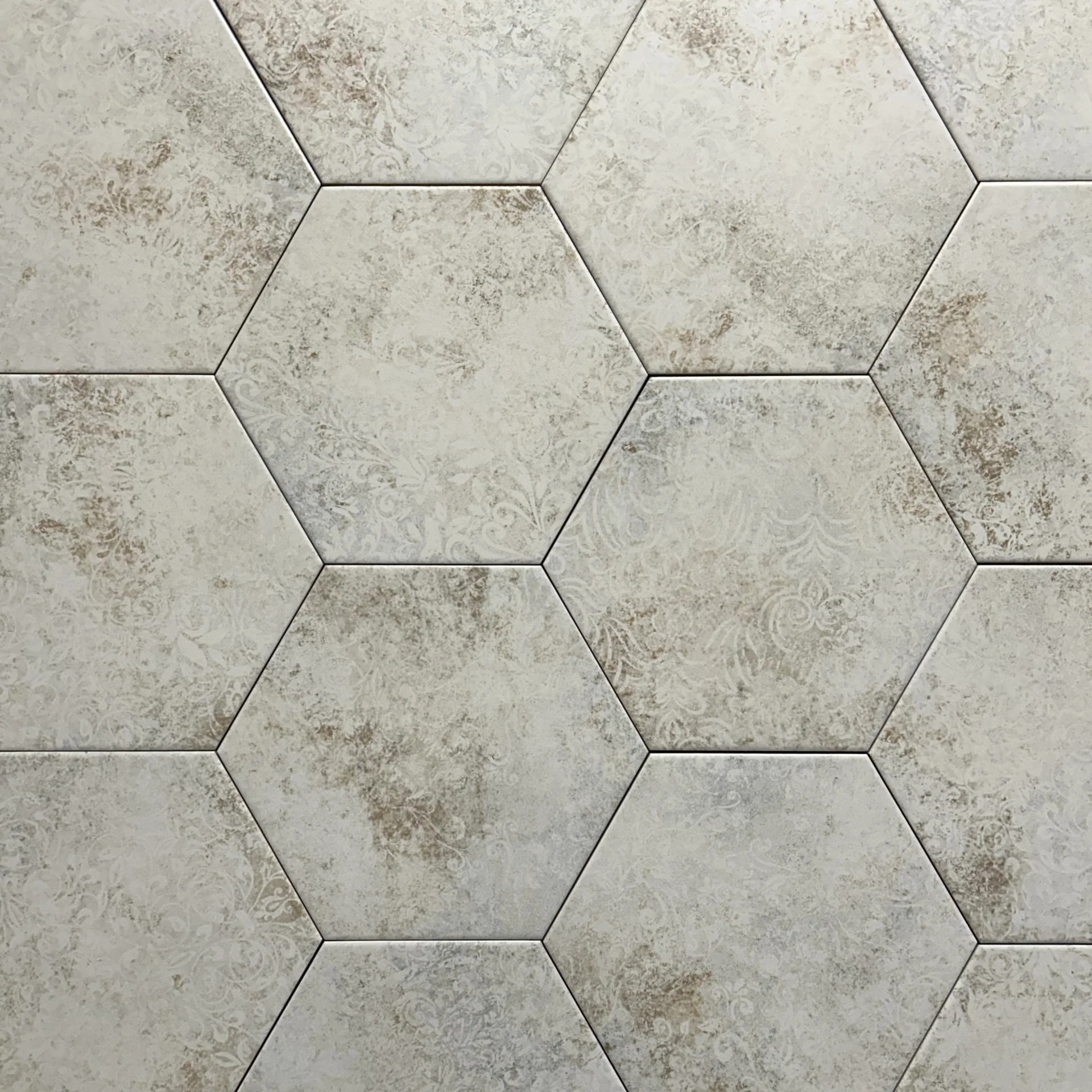 H299 - 23x27 - Hexa vecchio blanco - € 20 pm2 - 24m2